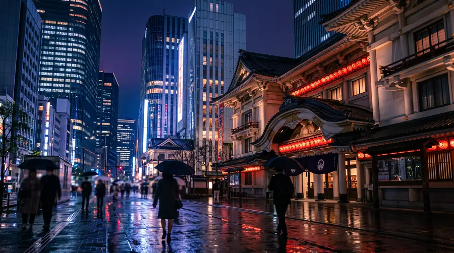 Tokio: Kabuki am Nachmittag, teamLab nach Einbruch der Dunkelheit und Jazzbars so groß wie ein Aufzug